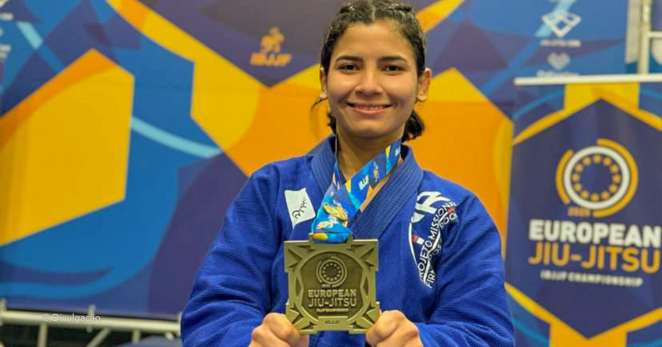 Atleta amazonense brilha no Campeonato Europeu de Jiu-Jitsu