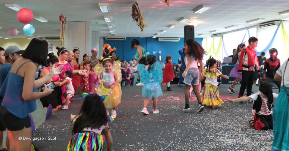 SESI realiza Baile de Carnaval Infantil 2025